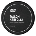 All Natural Tallow Hair Clay for Men & Women – Medium Hold Matte Finish Styling Pomade, Made with Grass-Fed Tallow & Natural Ingredients, Supports Healthy Hair & Scalp, Made in USA, 2.5 Oz