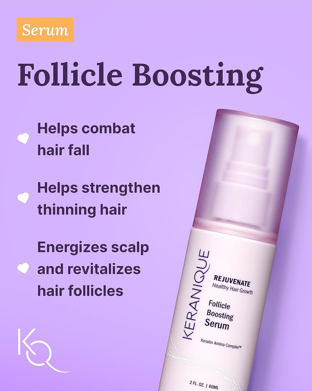 Hair Products Set for Thinning Hair - Volumizing Shampoo, Conditioner, Follicle Booster Serum, Spray for Fine Texture Boost, and Keratin Repair for Women