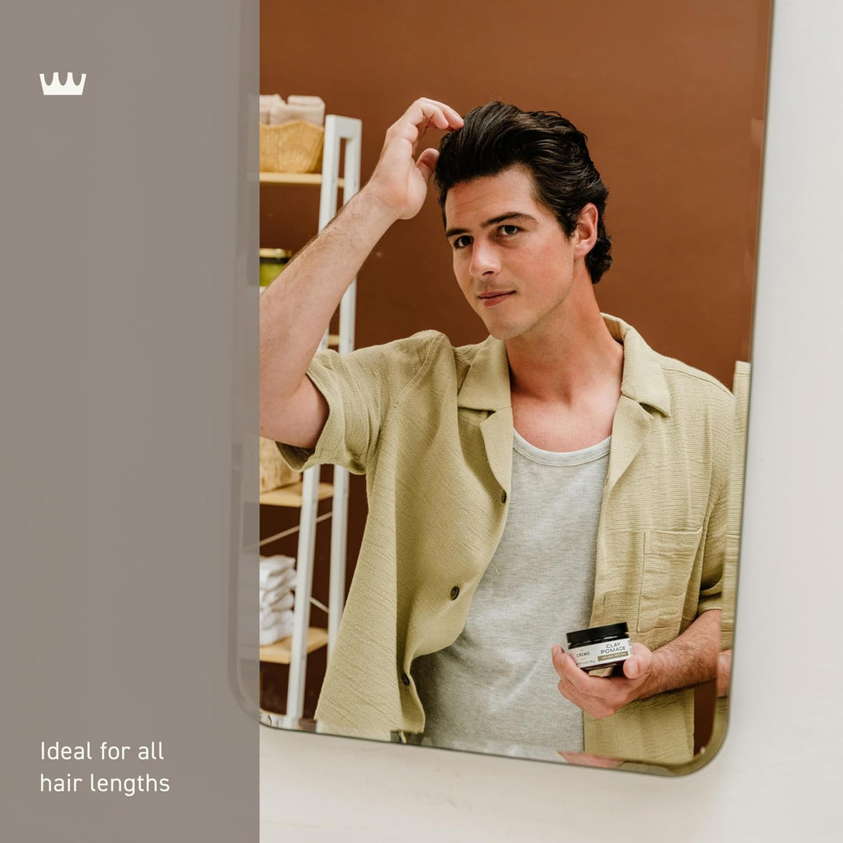 Hair Clay Pomade for Men, High Hold Matte Finish, 3.4 Oz