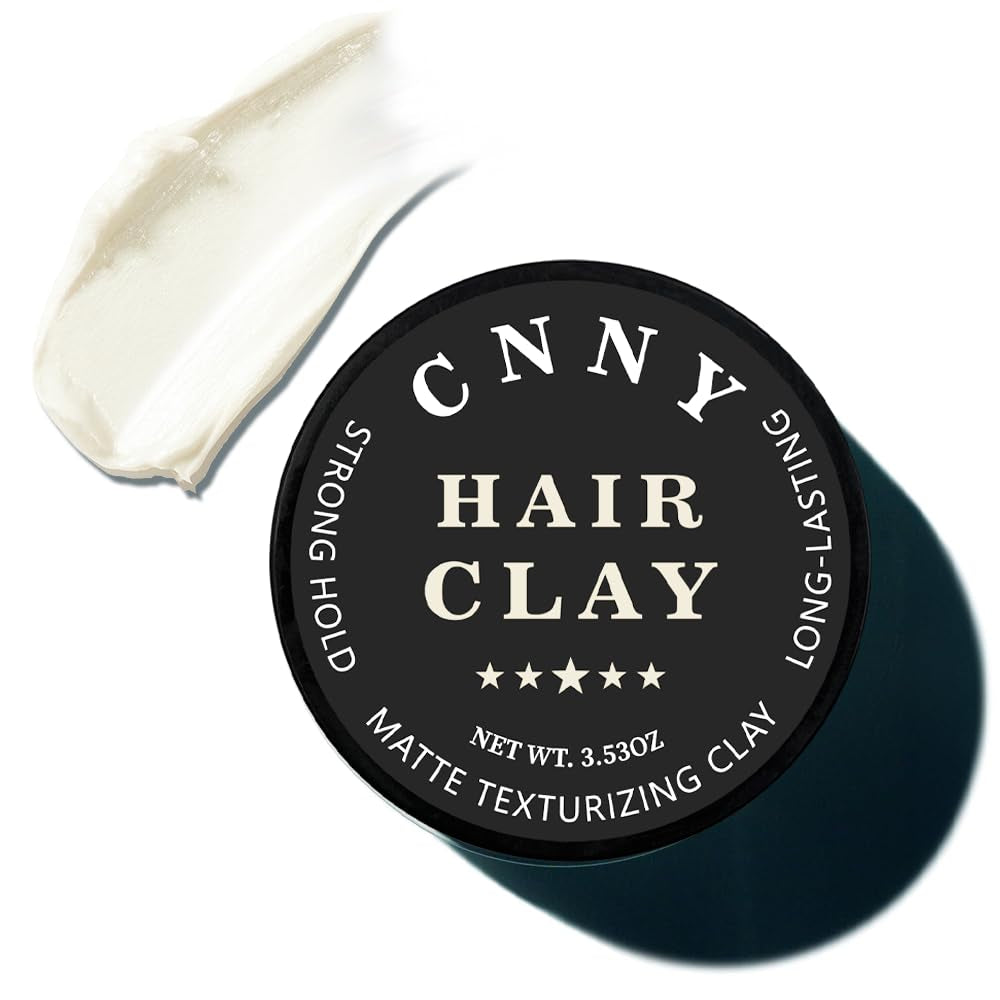 CNNY Men'S Hair Styling Clay 3.53 Oz, Firm Hold, Matte Finish, Hair Clay with Natural Ingredients, Add Volume & Texture, Premium Men’S Hair Type