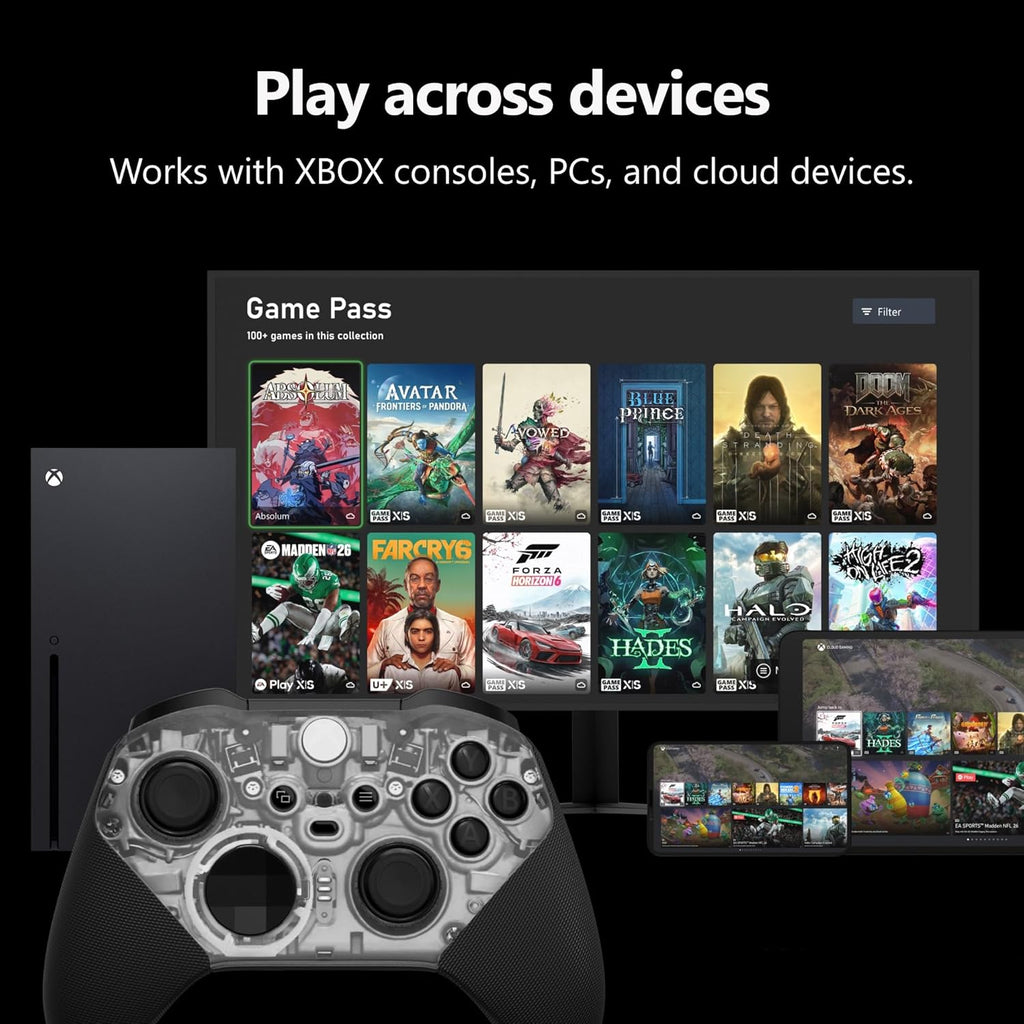 Xbox Wireless Gaming Controller | Elite Series 2 Core | Translucent Black