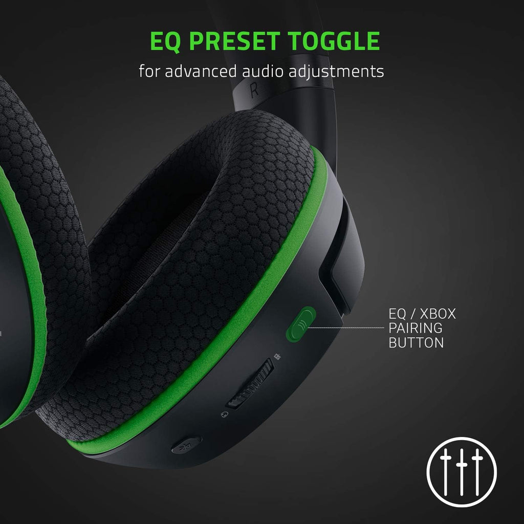 Wireless Xbox Gaming Headset:  Kaira Pro with Titanium Drivers & Supercardioid Mic - Black