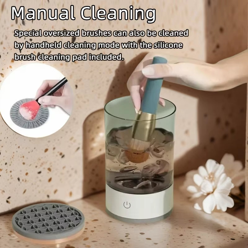 Usb-Powered Makeup Brush Cleaner 3.7X6.7In Brush Cleaning Washer for Makeup Tools - 1Pc