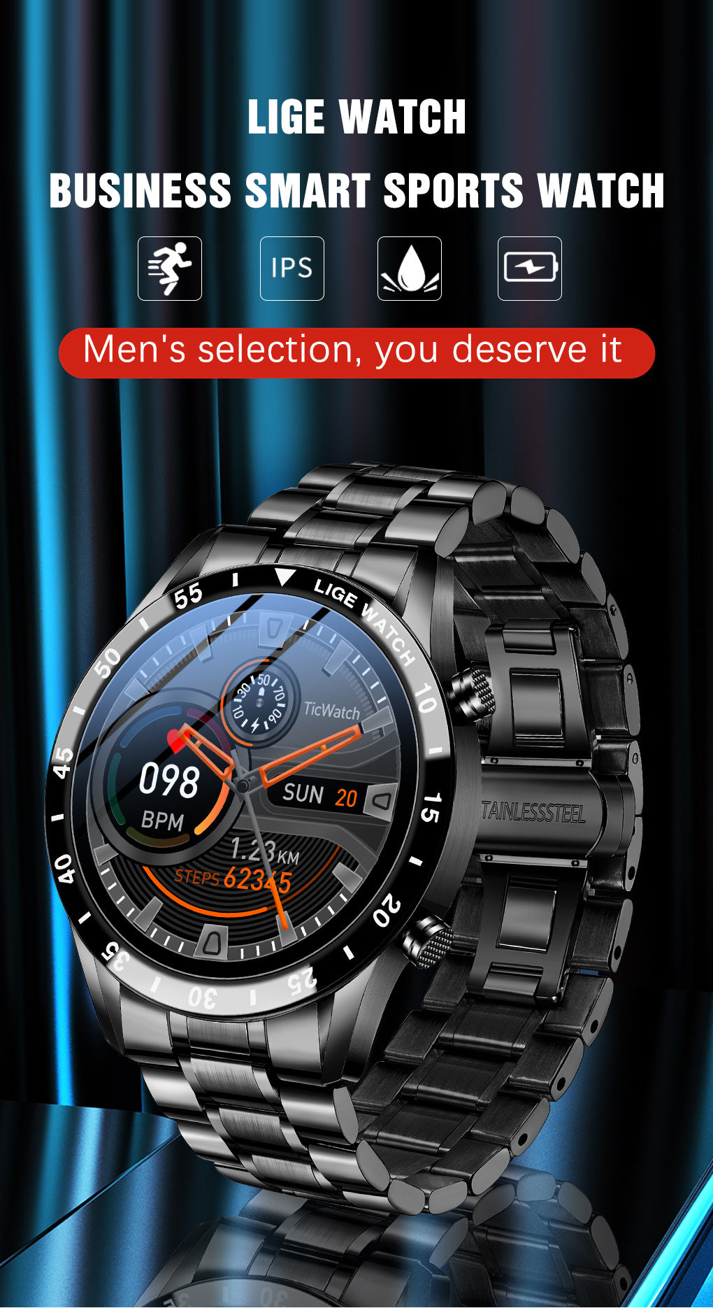 Lige'S New Smart Watch Upgrade Smart Wearable Watch